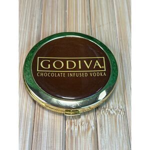 GODIVA Chocolate Infused Vodka Double Mirror Collectible Advertising Compact